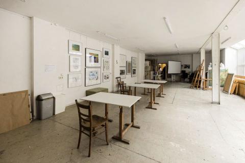 Großes Atelier in der Künstlerischen Abendschule Jena