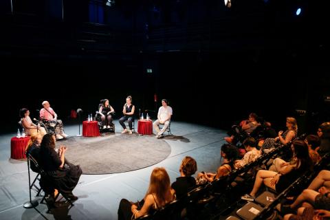 Podiumsdiskussion beim Schranken Los!-Festival